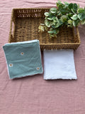 Lot de 6 lingettes lavables