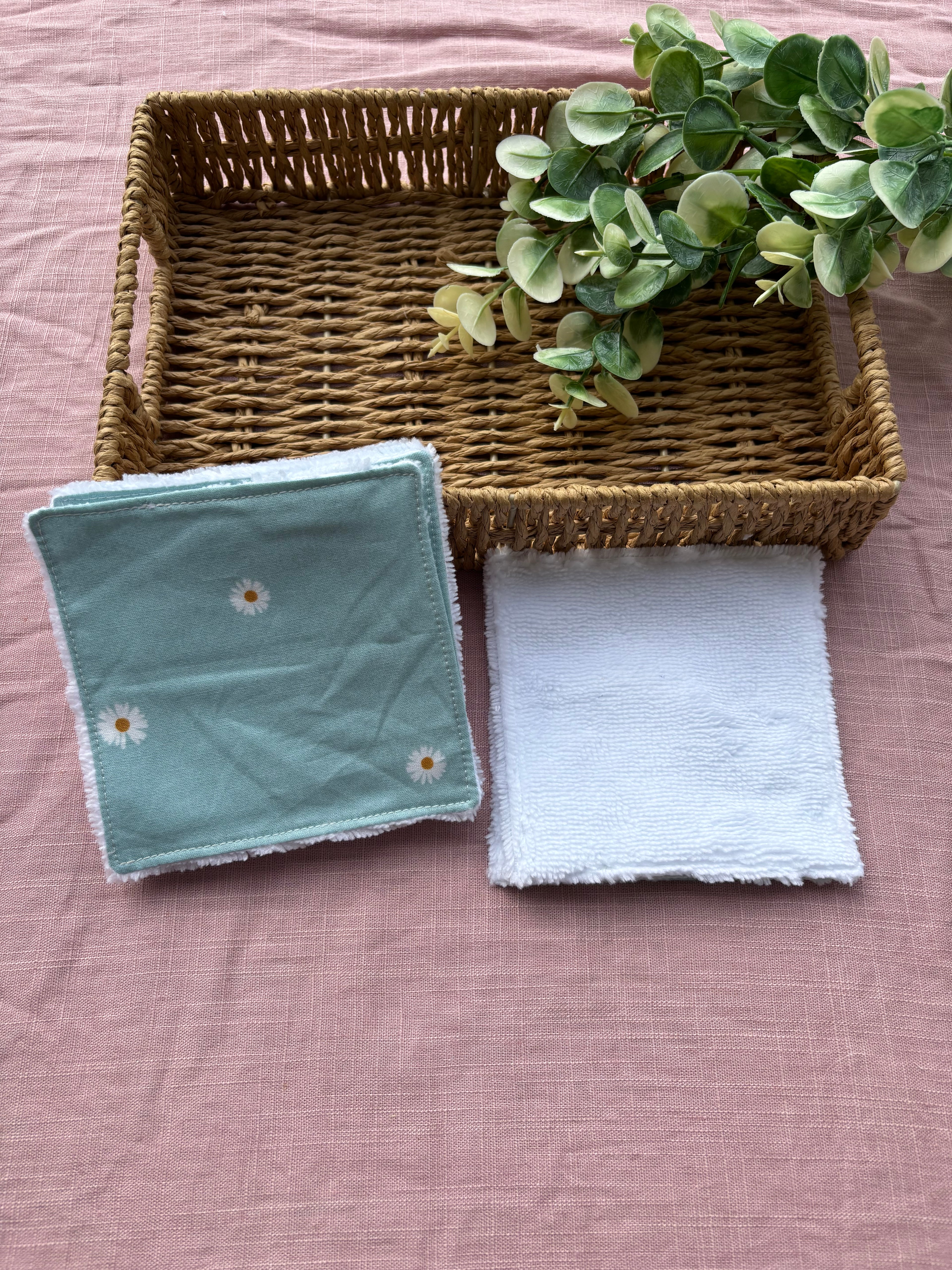 Lot de 6 lingettes lavables