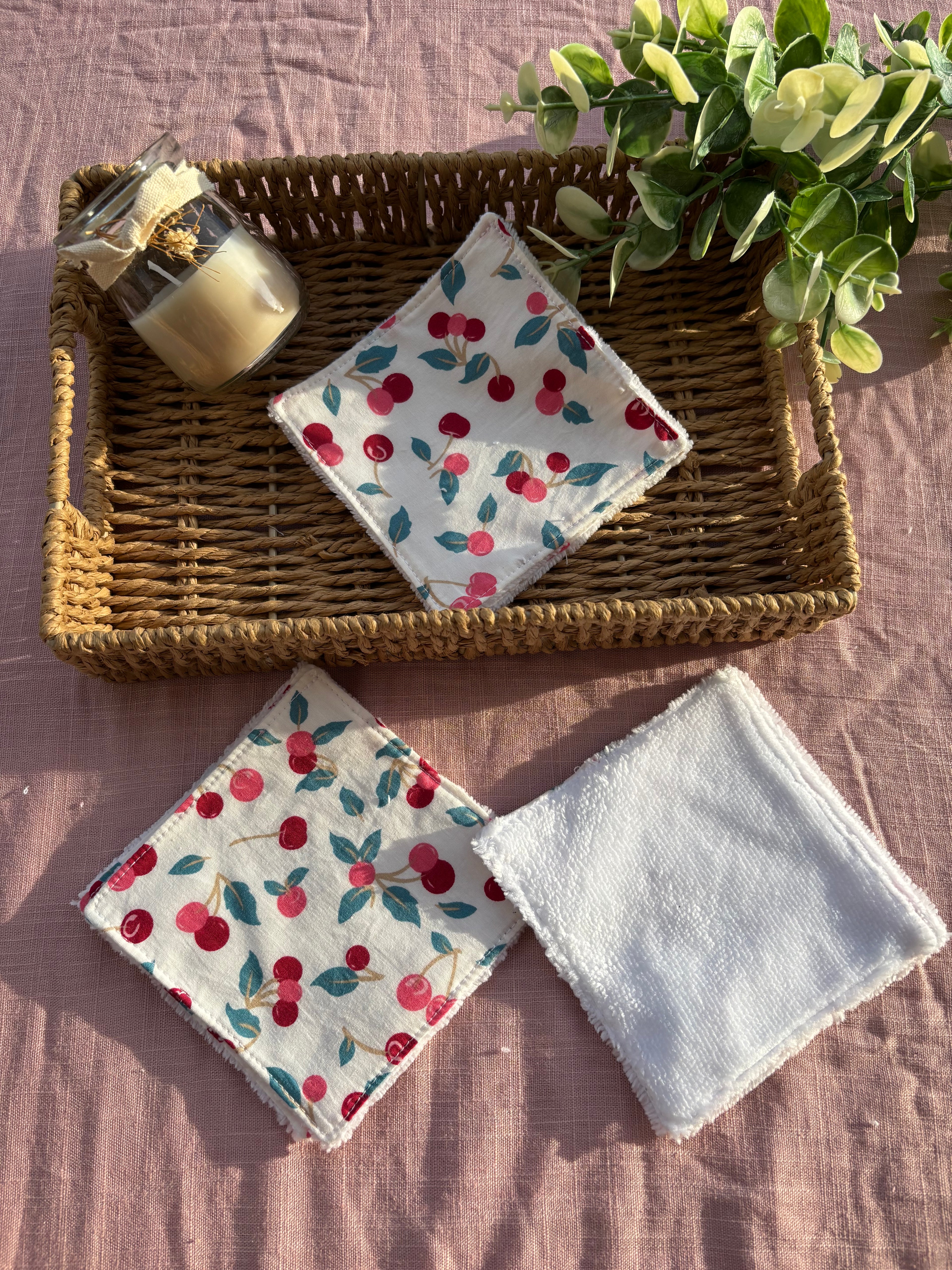 Lot de 6 lingettes démaquillantes