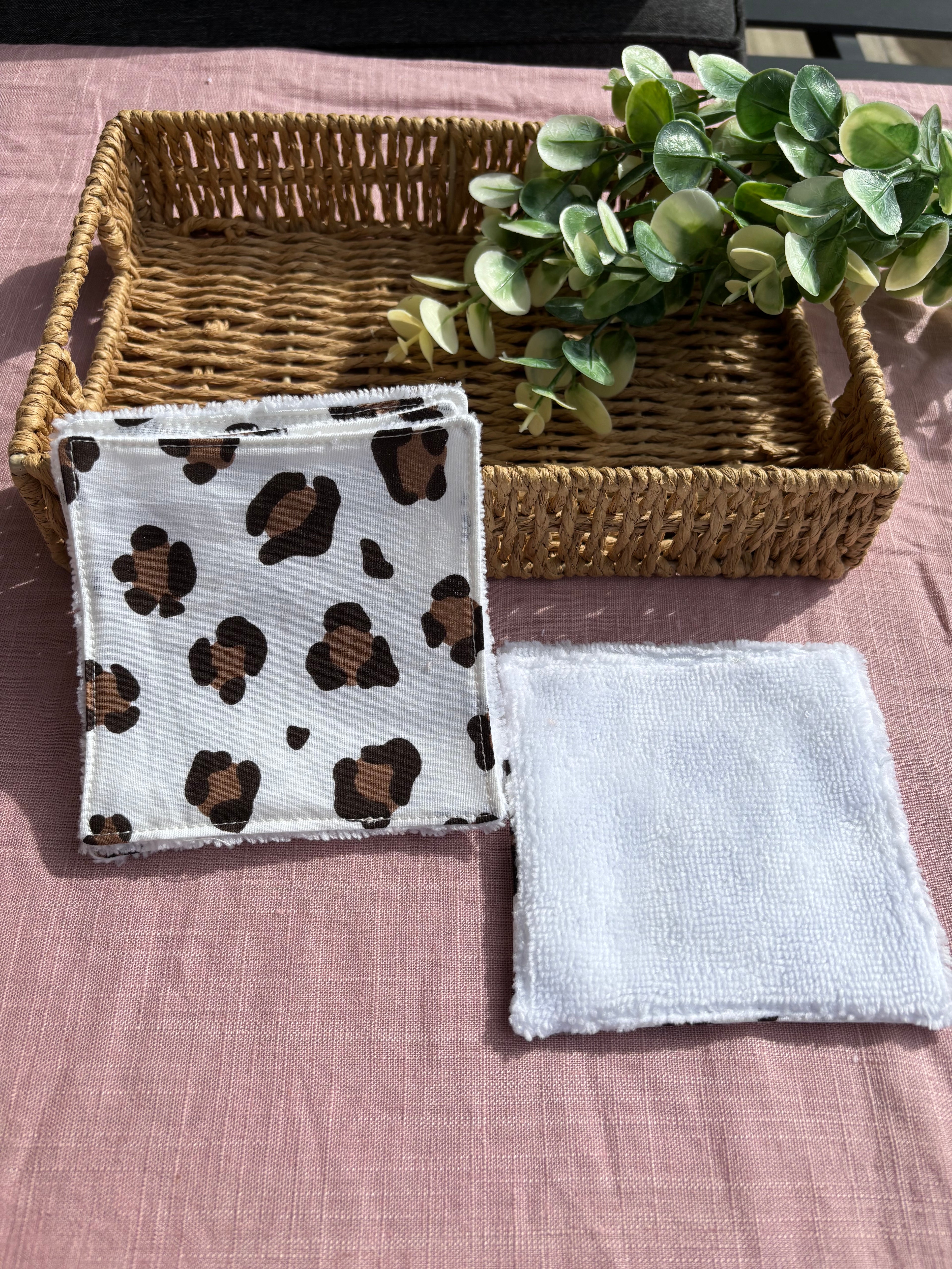 Lot de 5 Lingettes lavables