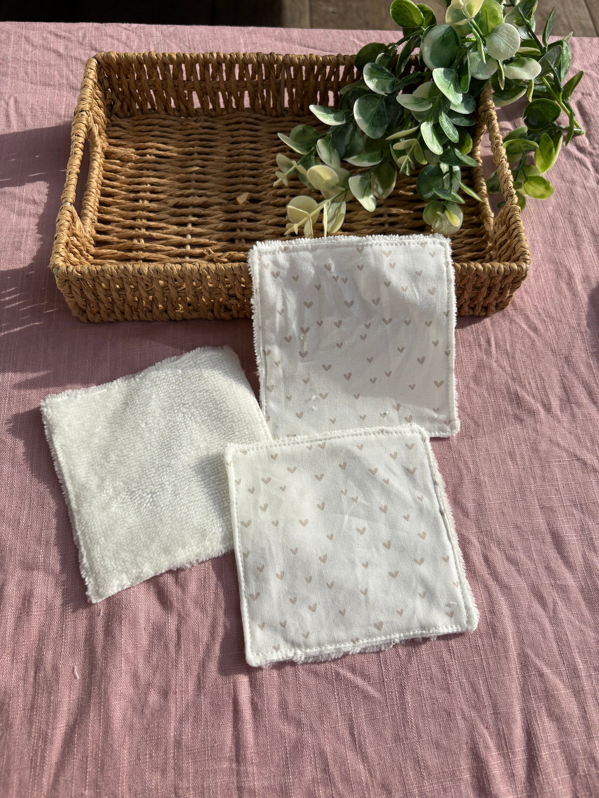 Lot de 3 Lingettes lavables