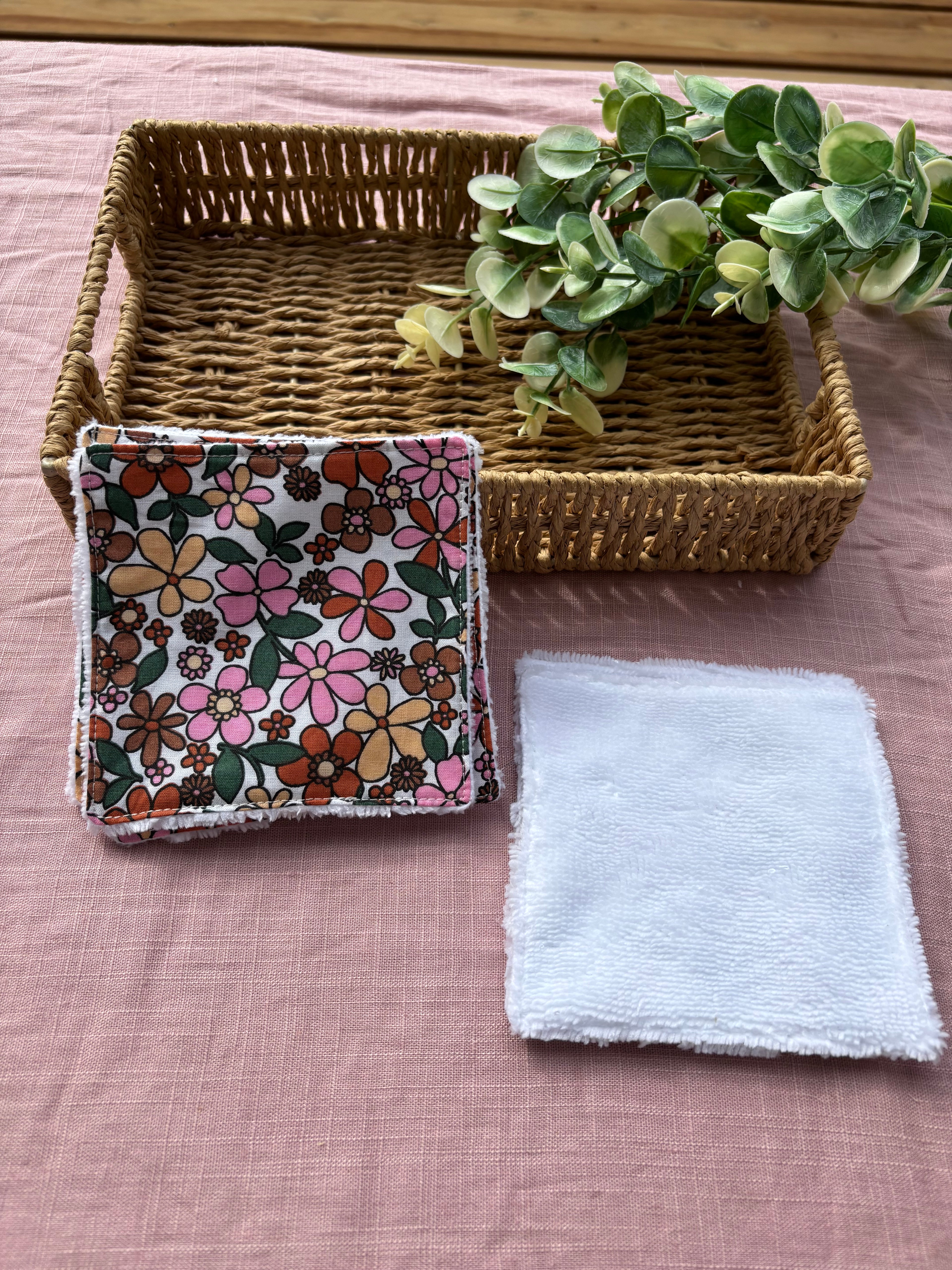 Lot de 5 Lingettes lavables