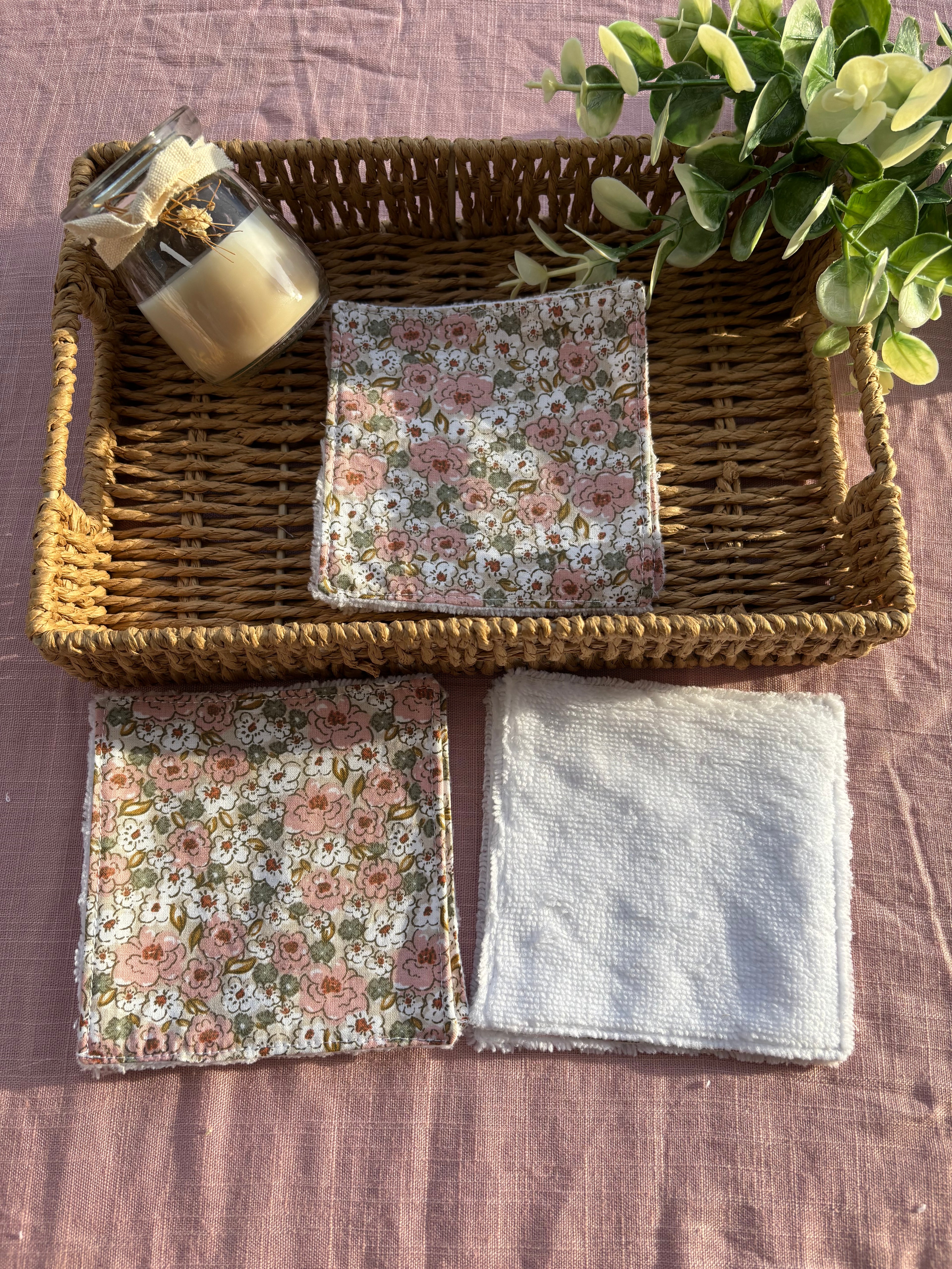 Lot de 6 lingettes démaquillantes