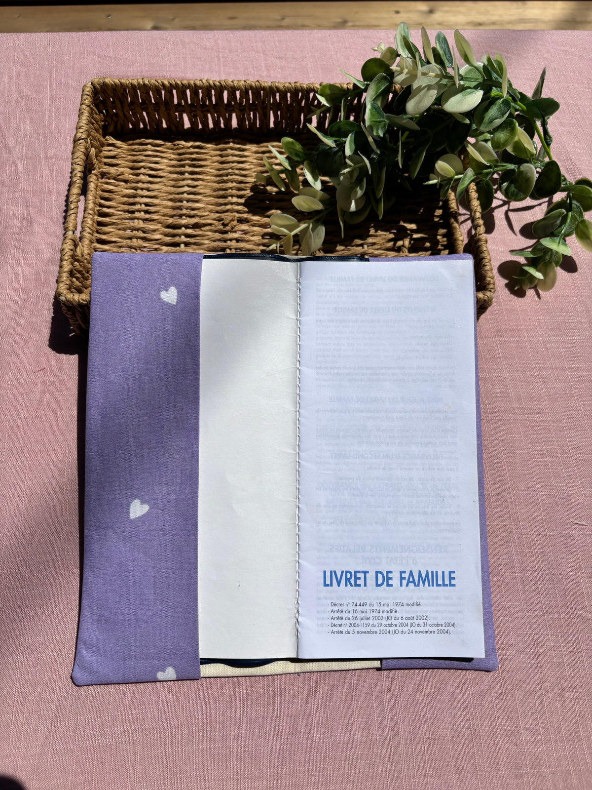 Protège livret de famille