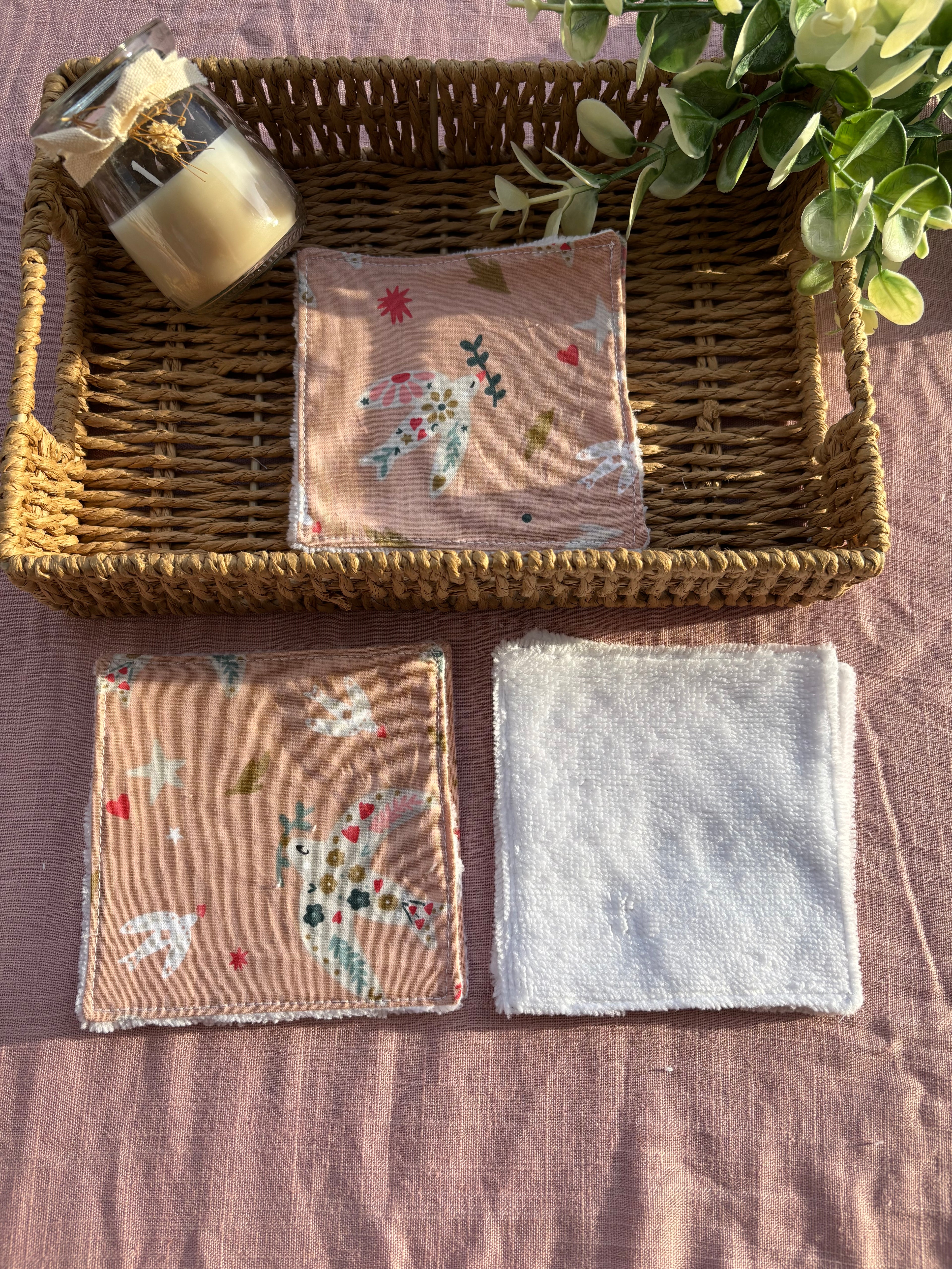 Lot de 6 lingettes démaquillantes