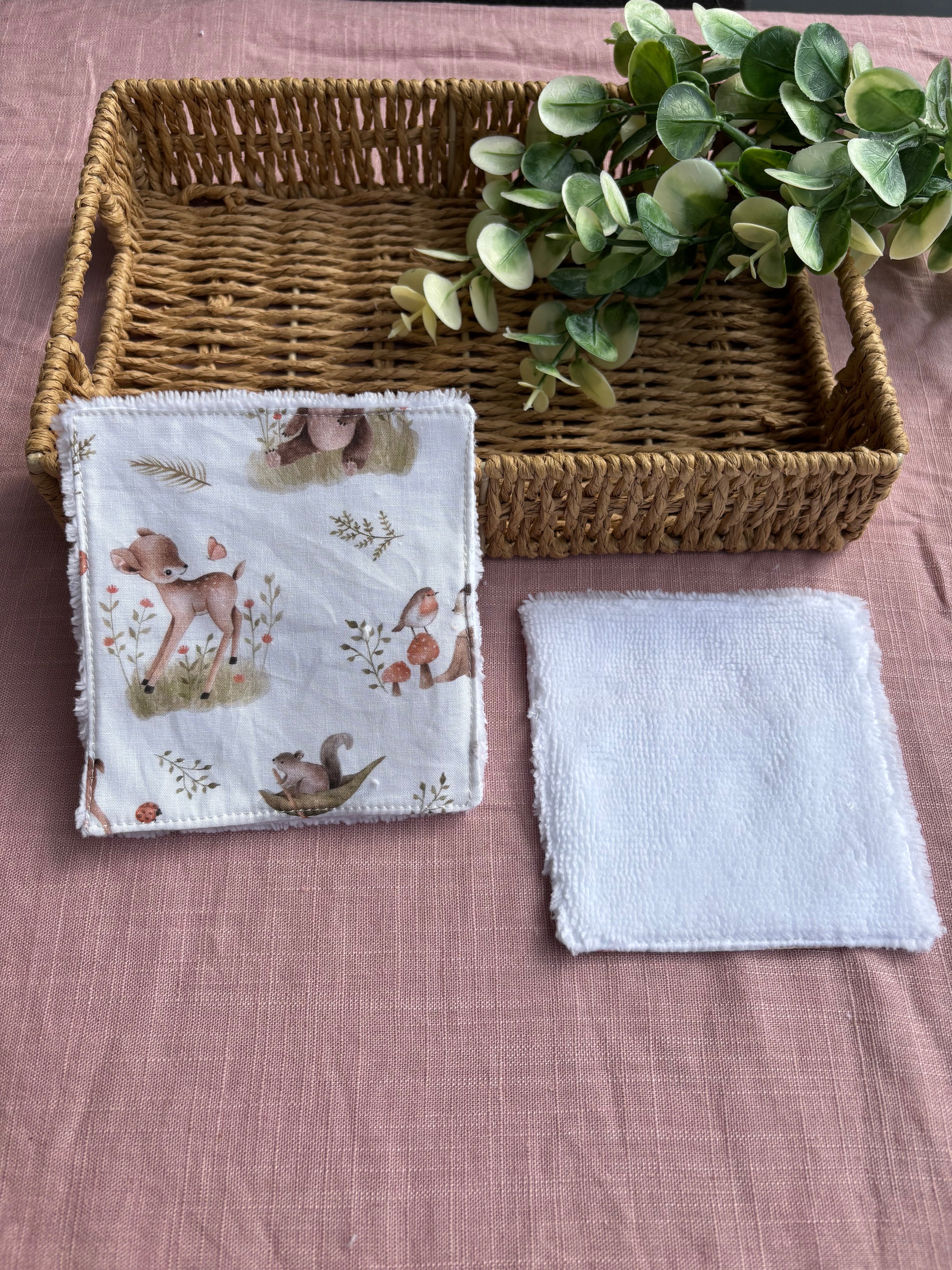 Lot de 3 Lingettes lavables