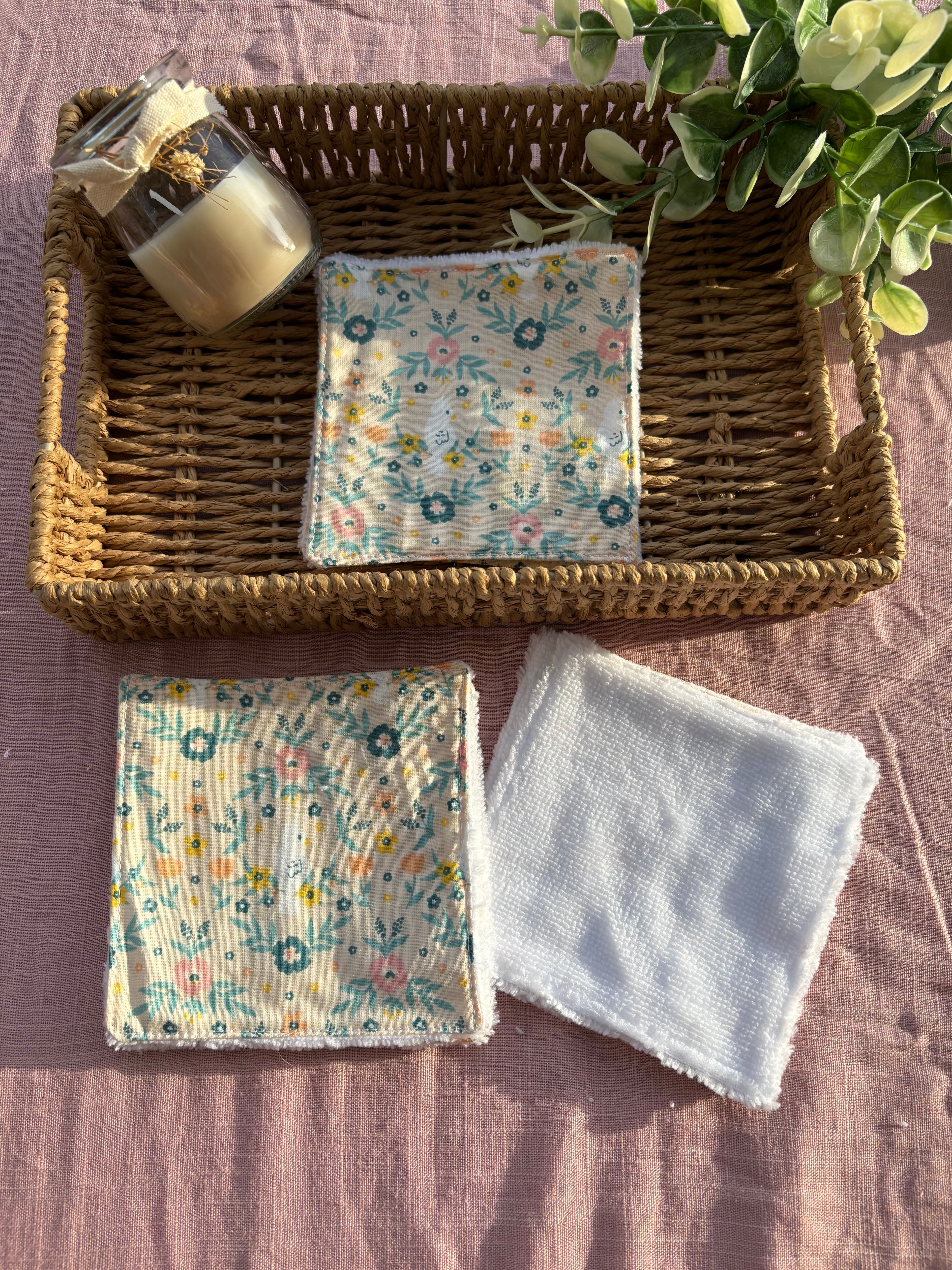 Lot de 6 lingettes démaquillantes