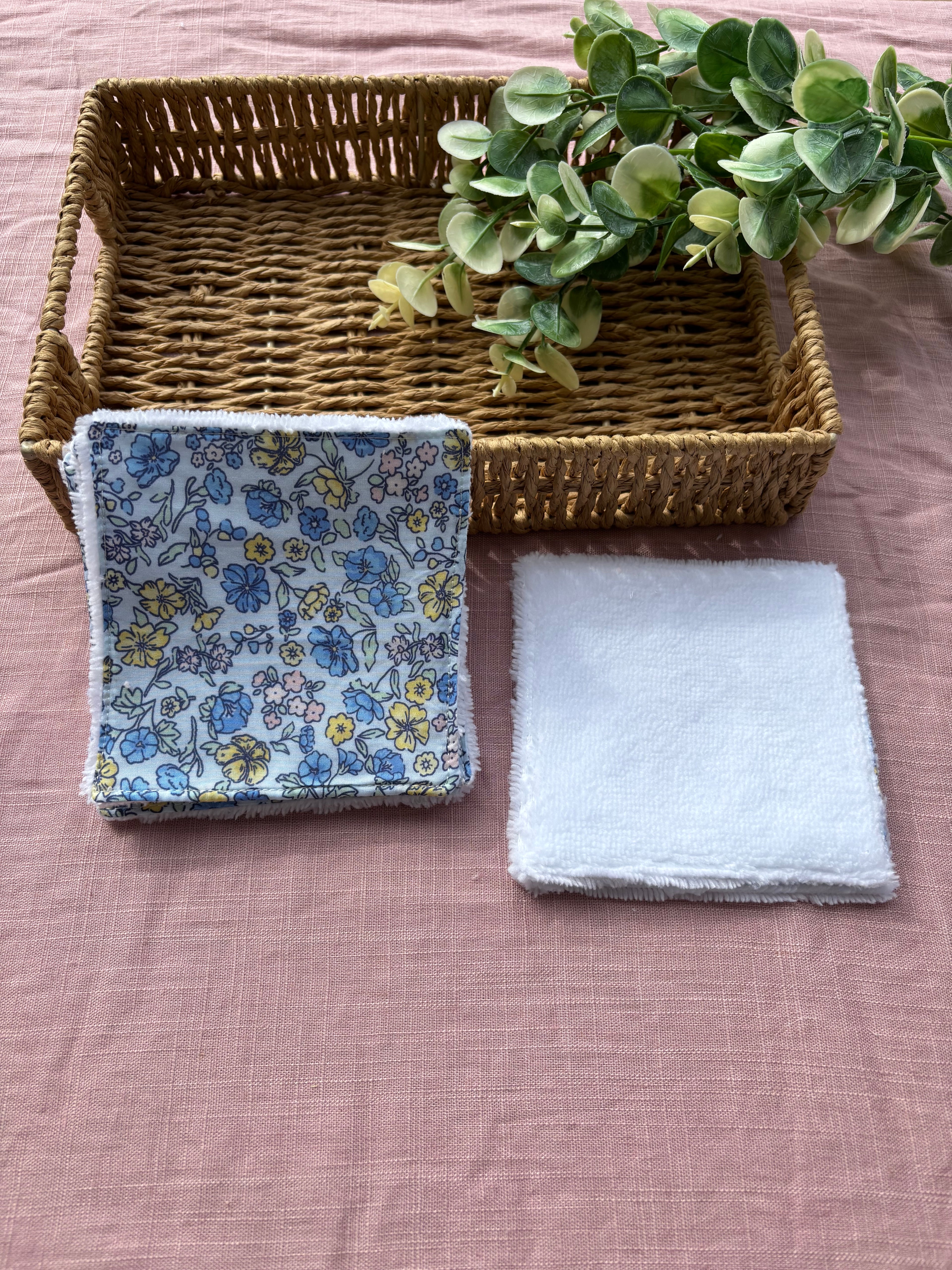 Lot de 6 lingettes lavables
