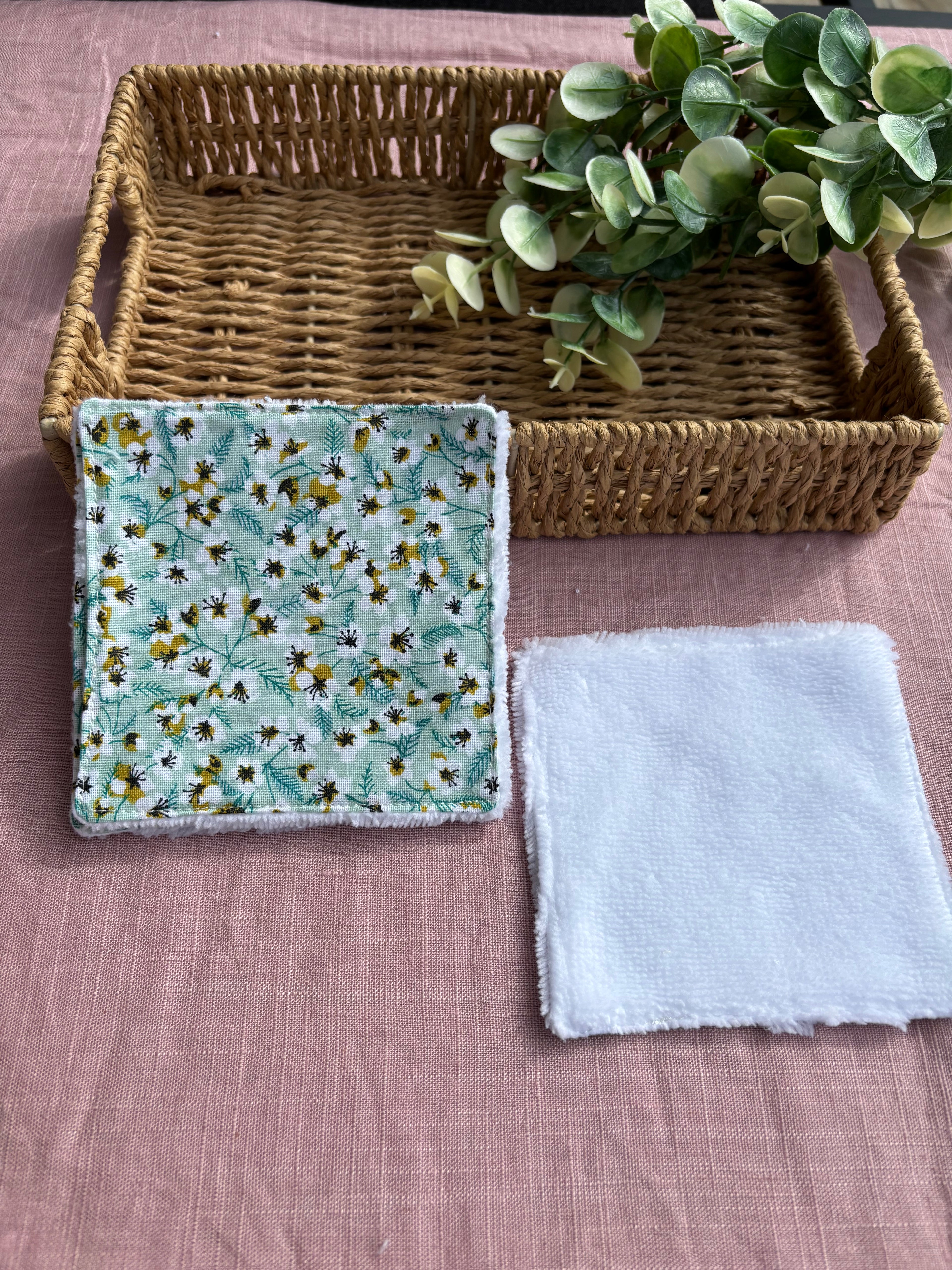 Lot de 3 Lingettes lavables