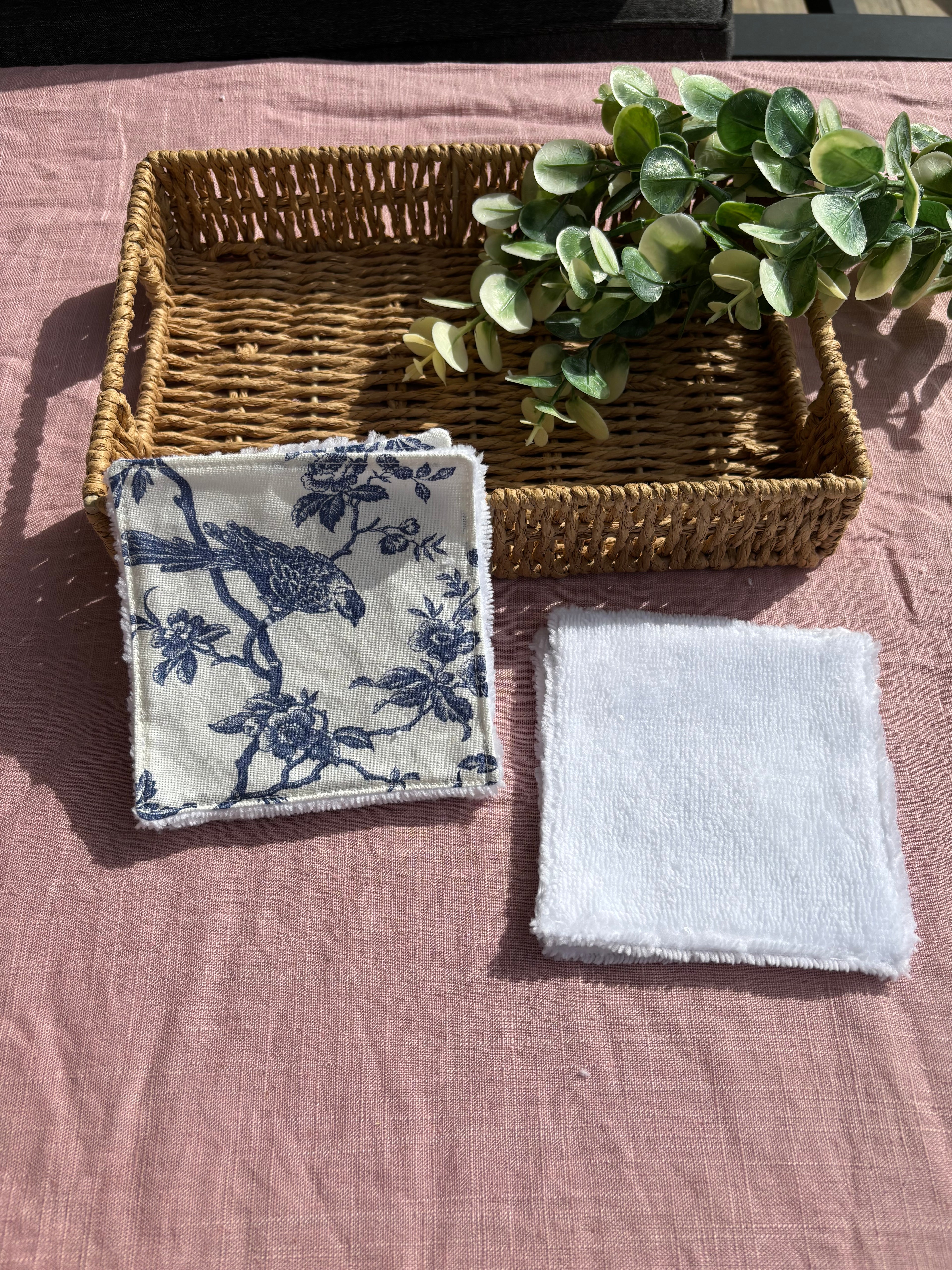 Lot de 5 Lingettes lavables
