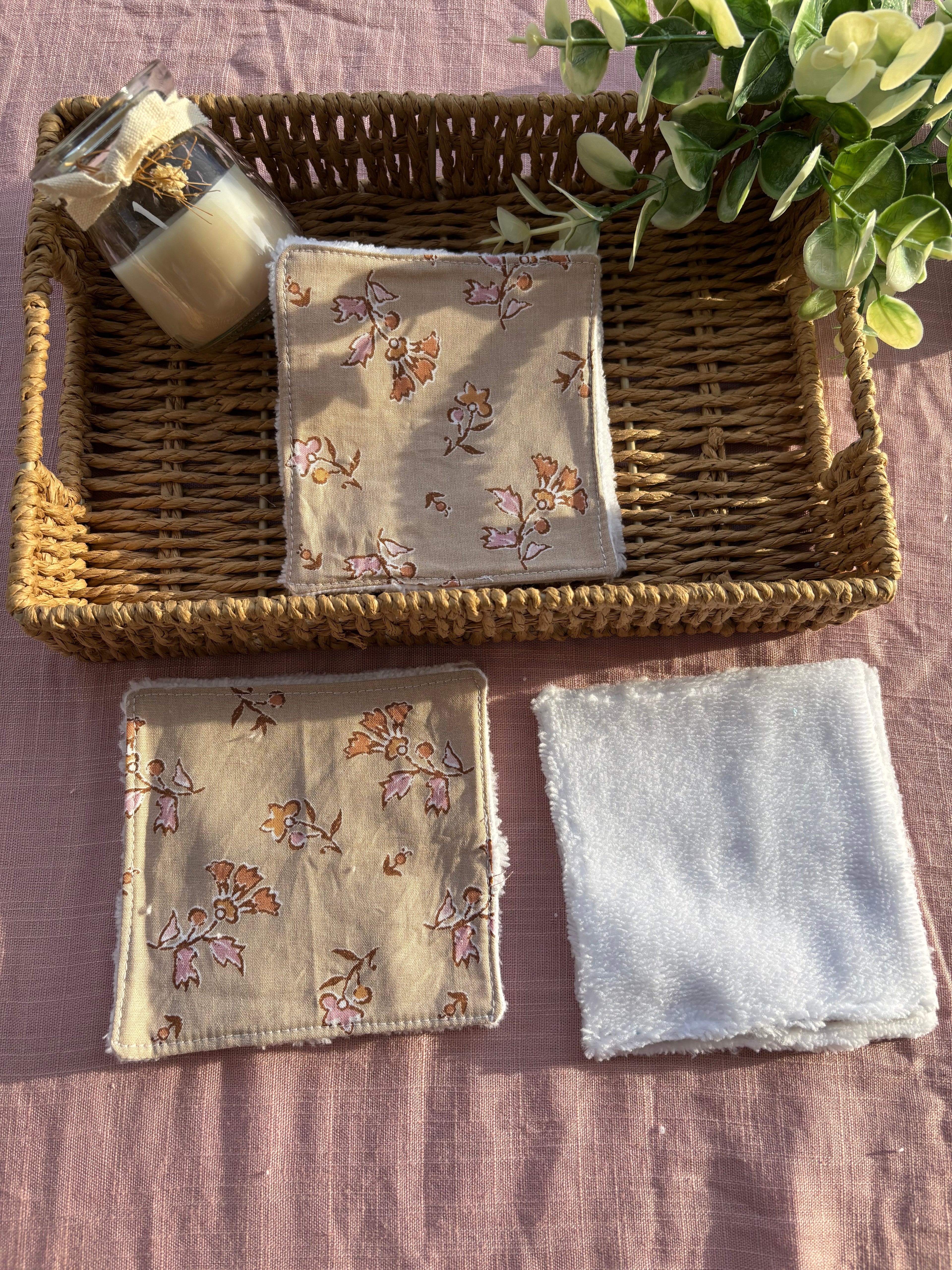 Lot de 6 lingettes démaquillantes