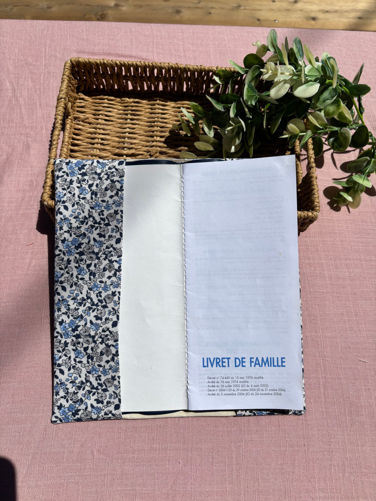 Protège livret de famille