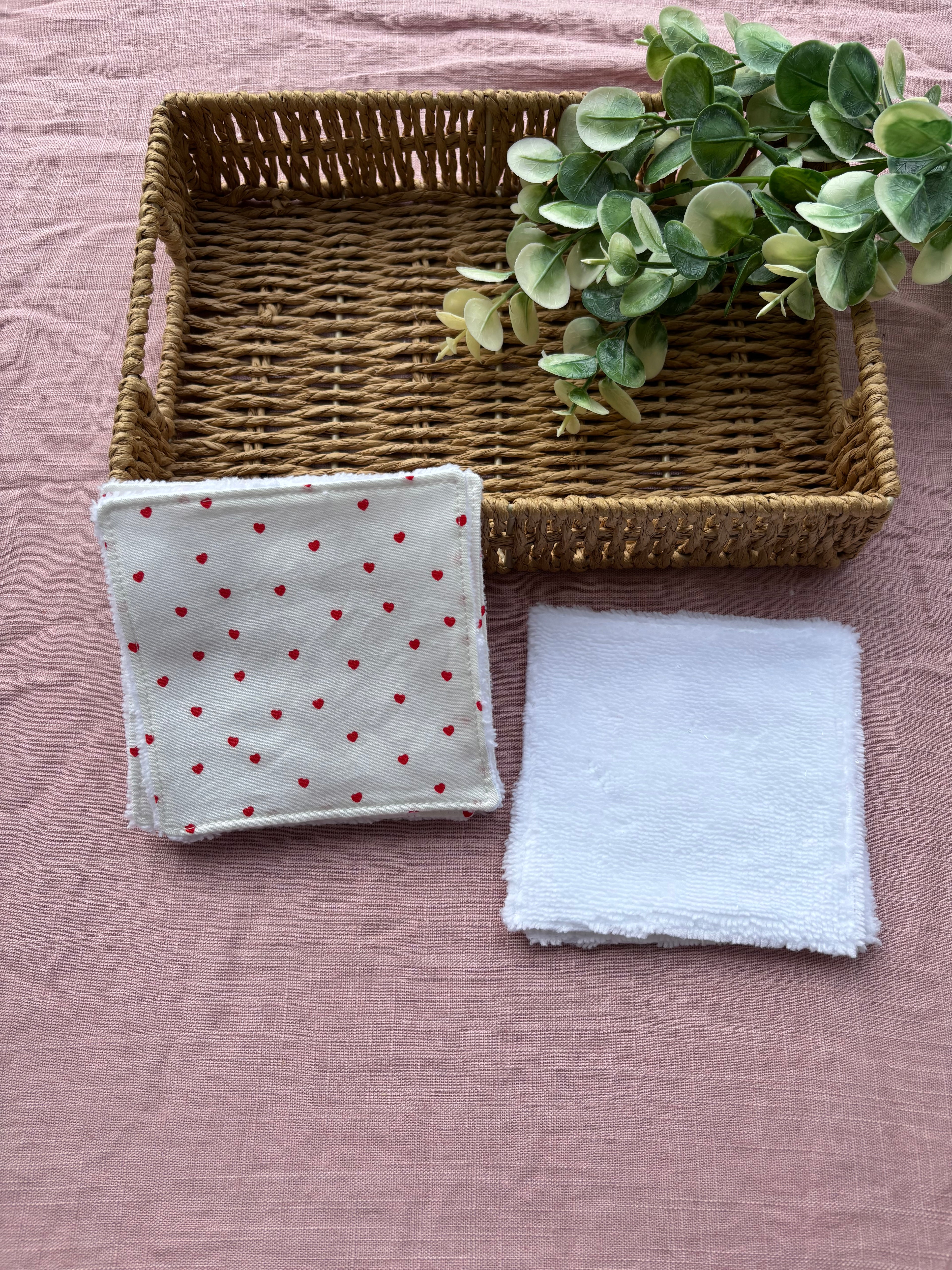 Lot de 6 lingettes démaquillantes