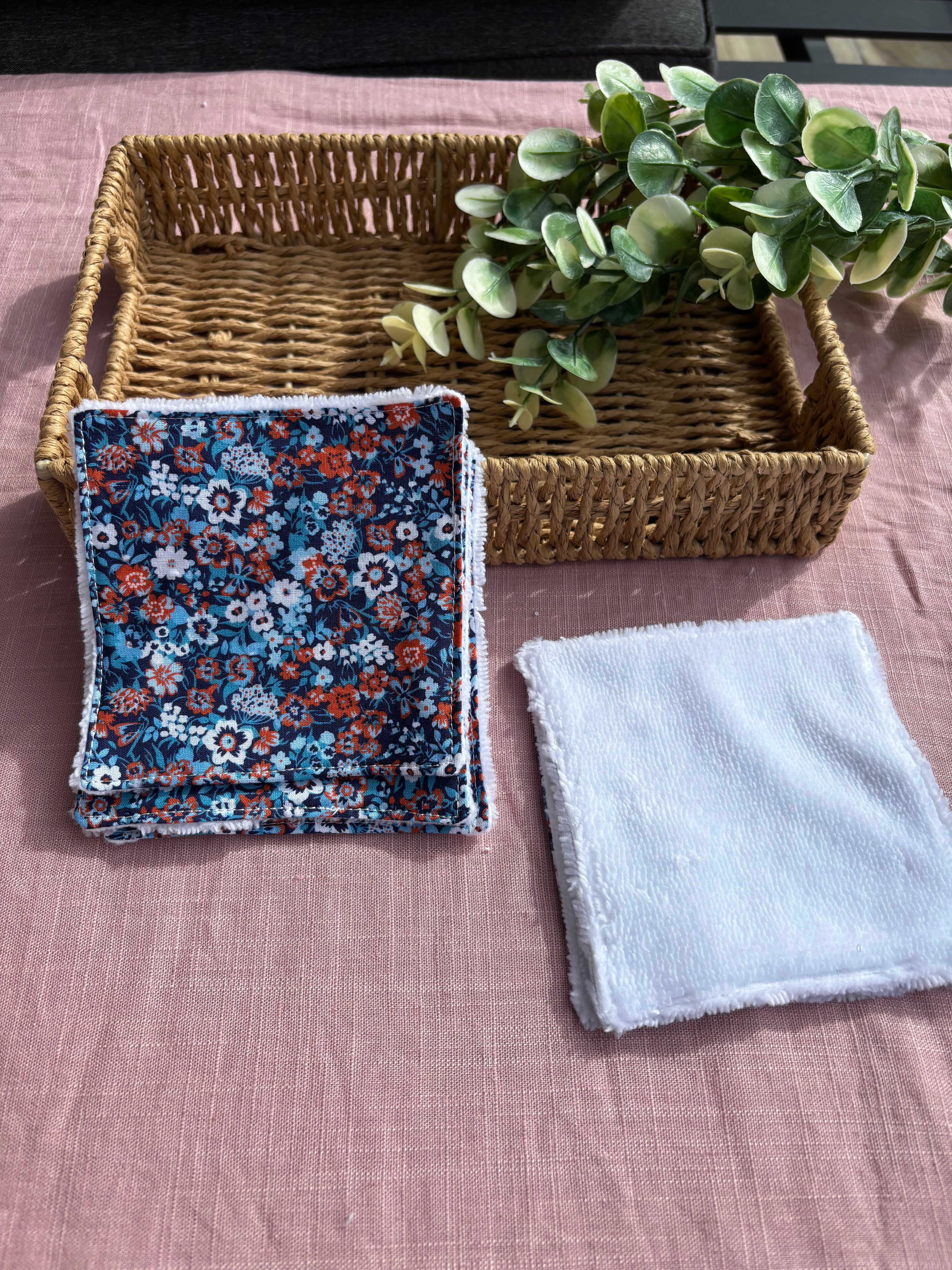Lot de 5 Lingettes lavables