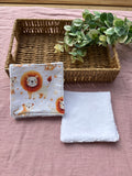 Lot de 5 Lingettes lavables