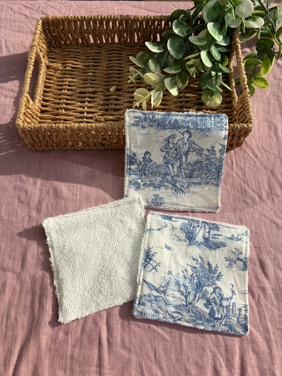 Lot de 3 Lingettes lavables