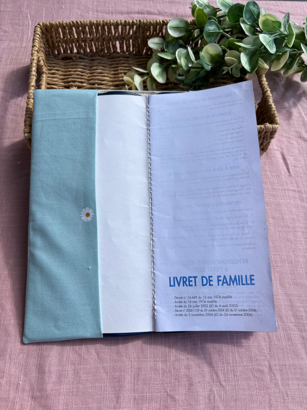 Protège livret de famille