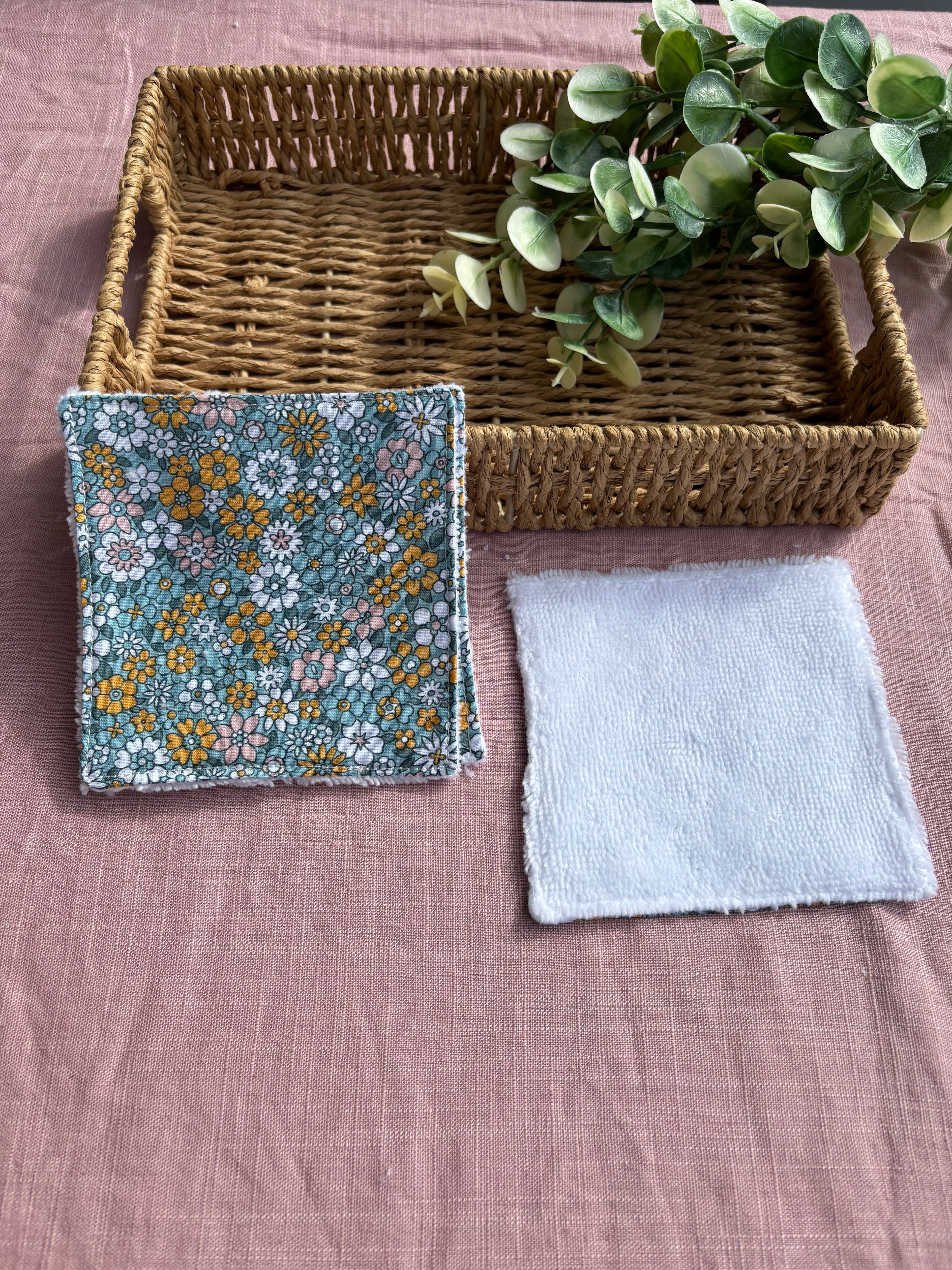 Lot de 3 Lingettes lavables