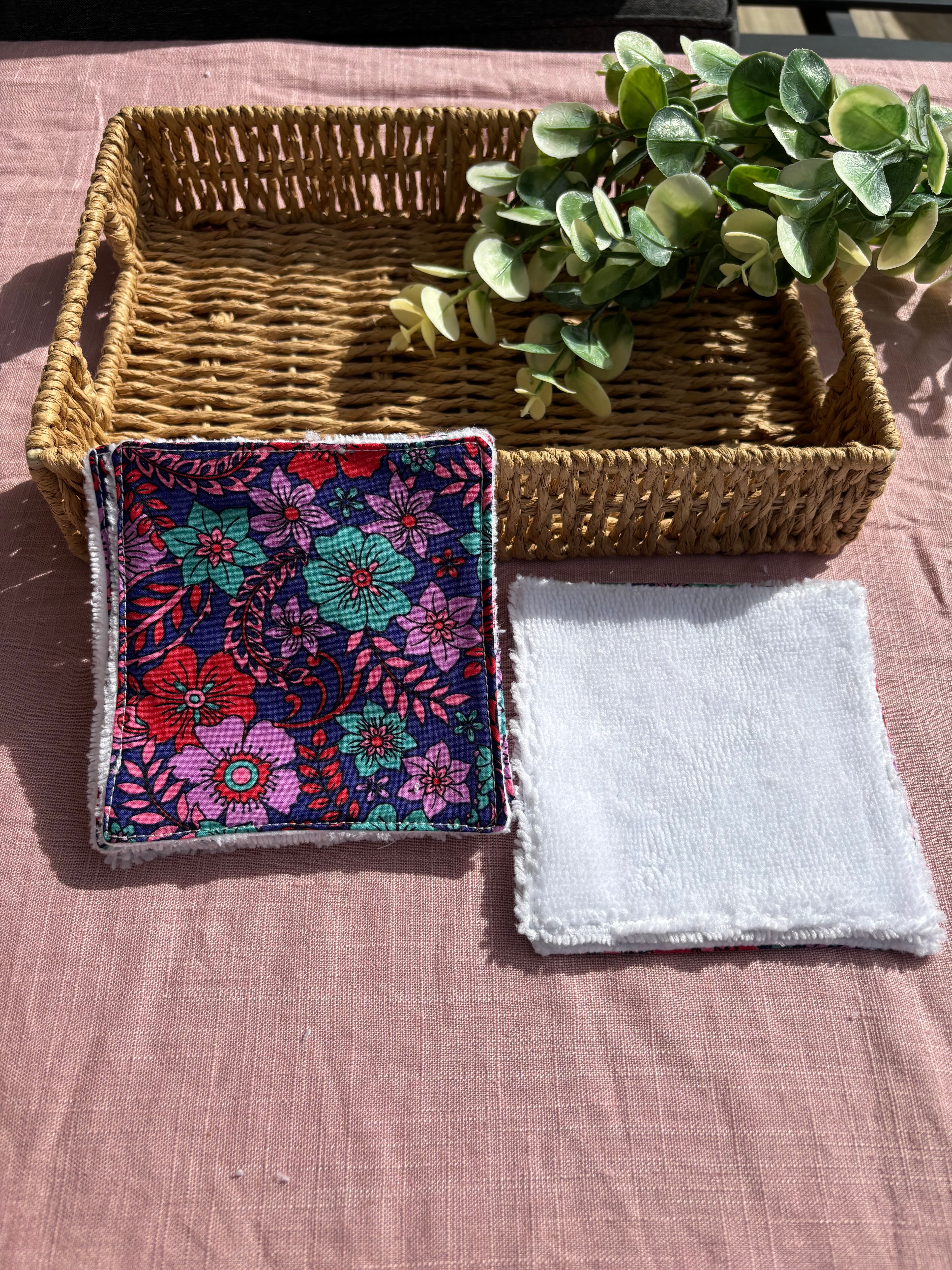 Lot de 5 Lingettes lavables