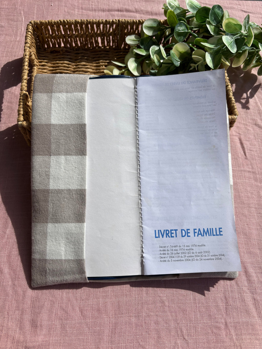 Protège livret de famille