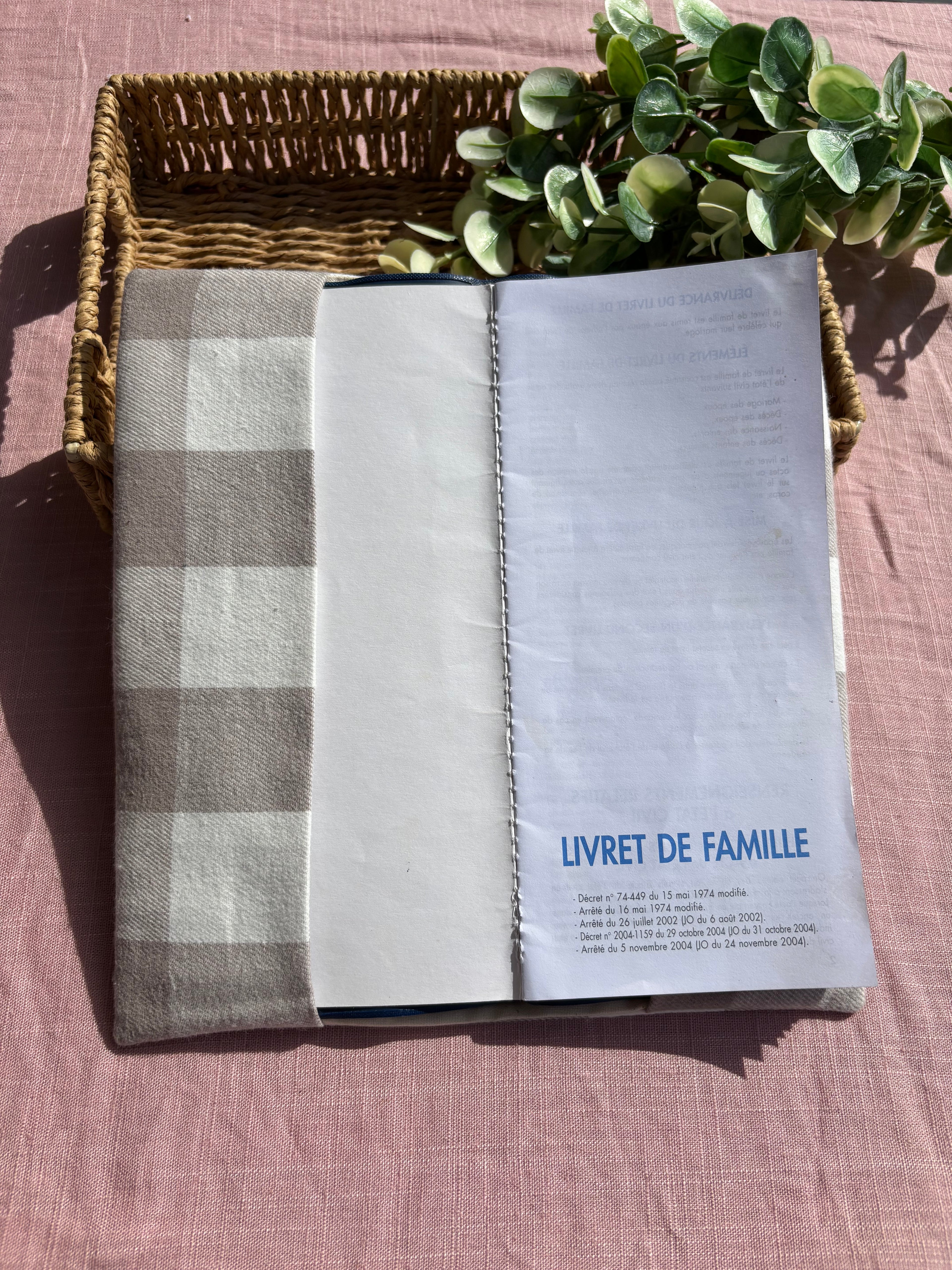 Protège livret de famille