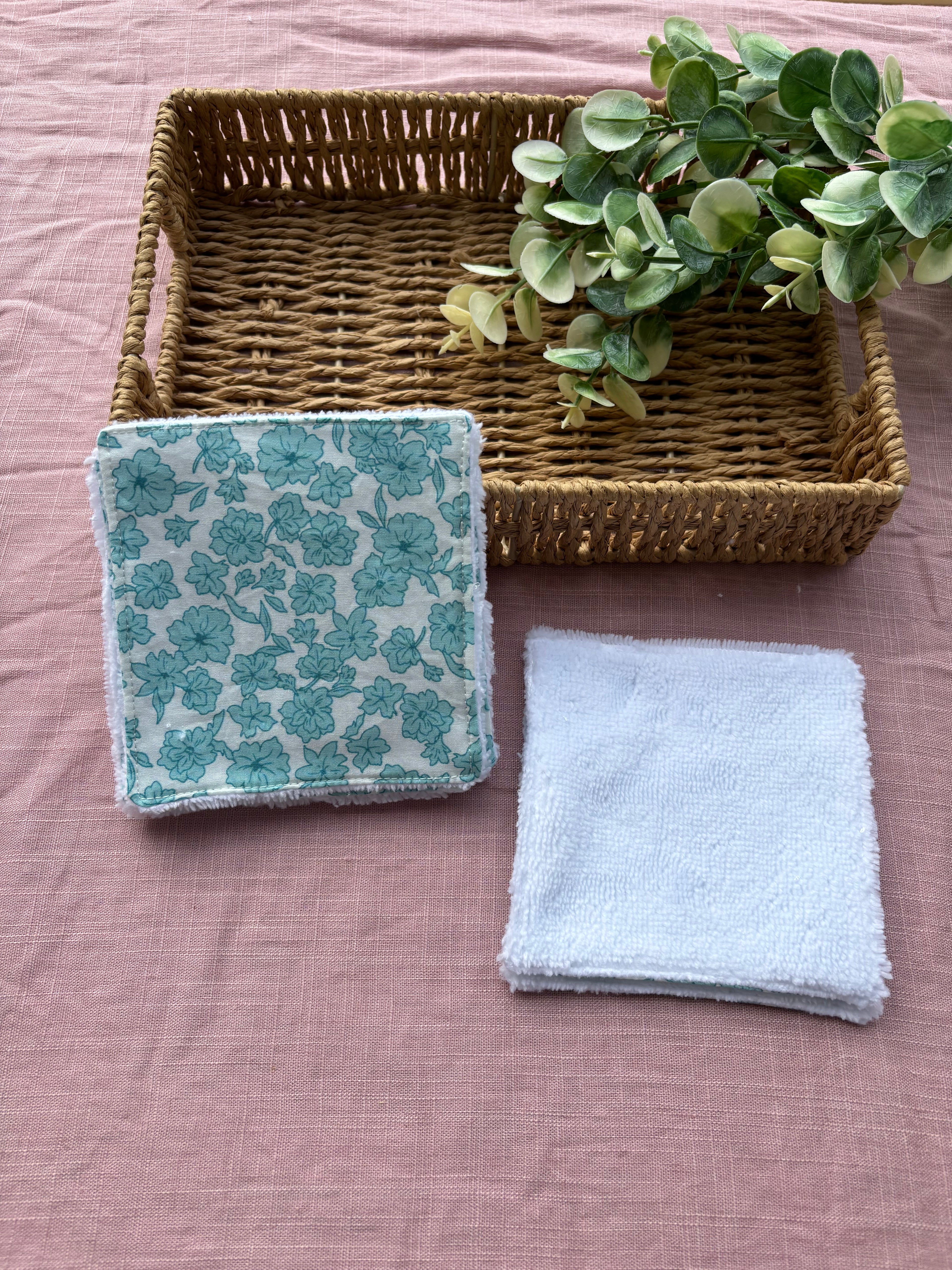 Lot de 6 lingettes lavables
