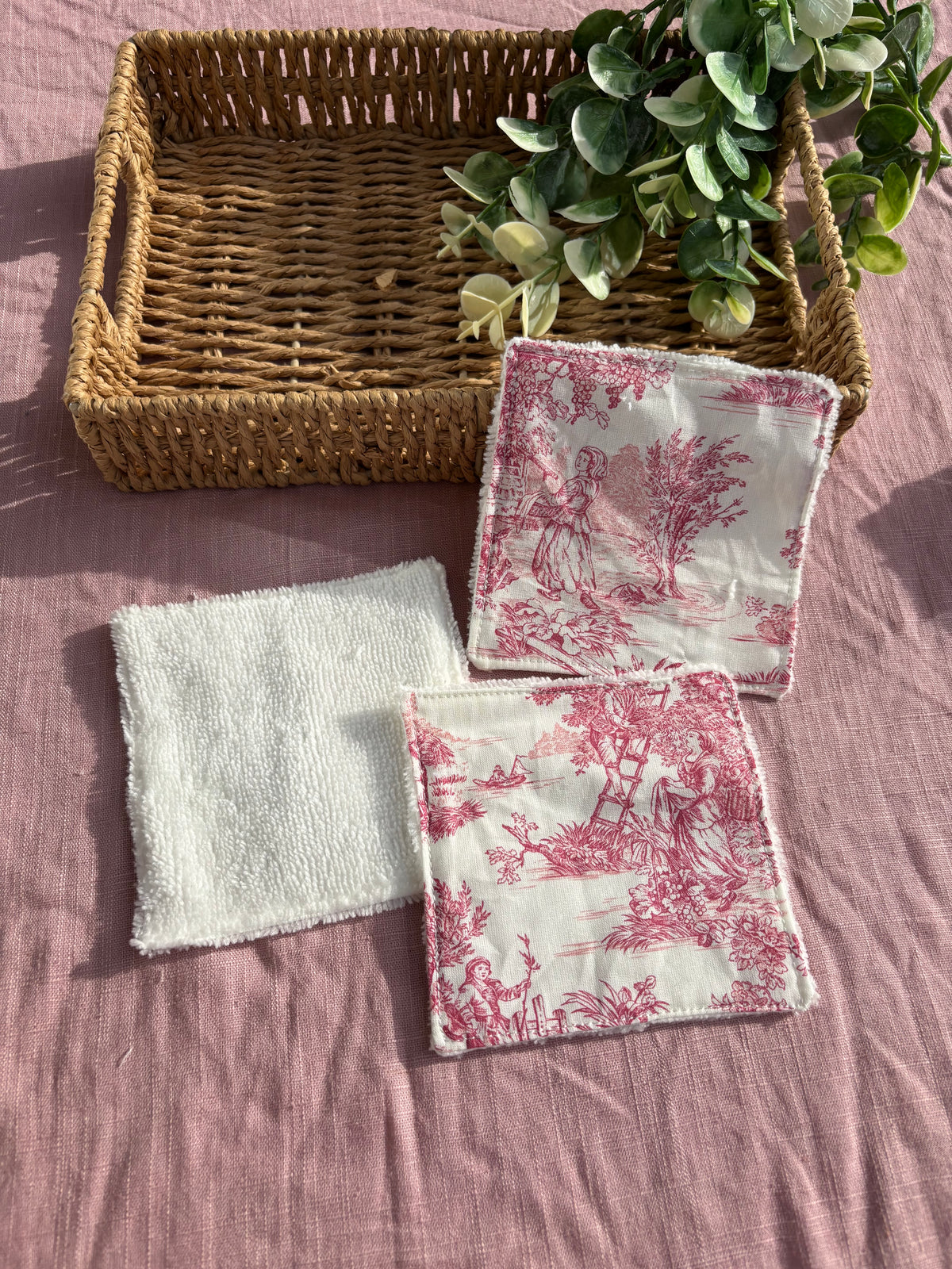 Lot de 3 Lingettes lavables