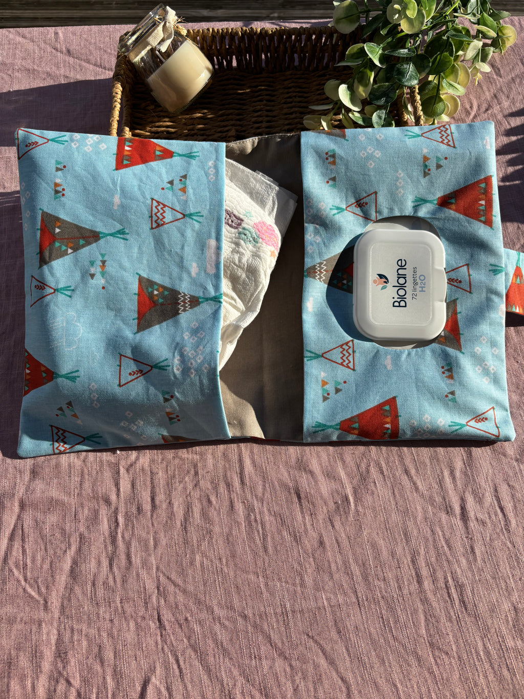 Pochette à langer nomade